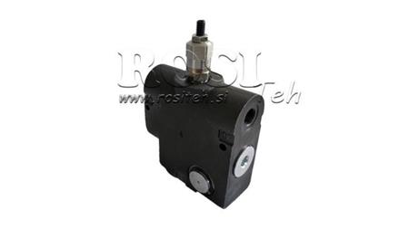PRIORITY VALVE 1/2 WITH SCALE AND SAFETY VALVE 0-60lit, 0-200bar