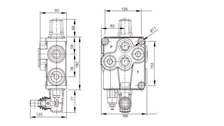 HYDRAULICKÝ VENTIL 1xP120