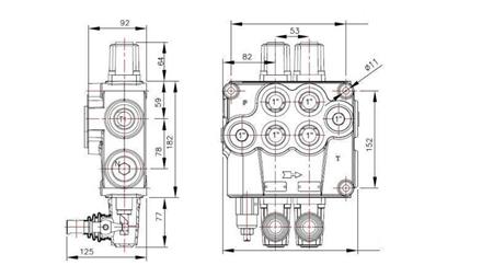 VALVOLA IDRAULICA 2xP120