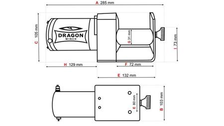 12 V VERRICELLO ELETTRICO DWM 2000 ST - 907 kg