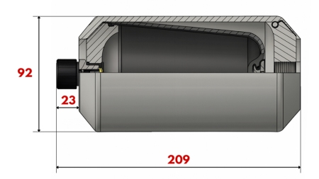 HYDROSPEICHER 0,7 LIT - M18x1,5