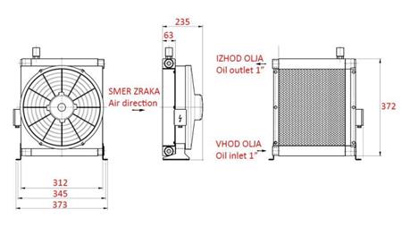 REFROIDISSEUR D'HUILE ÉCO DC 12V 30-140 LIT