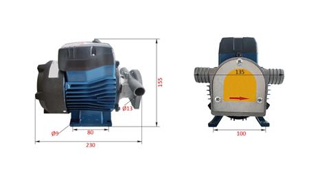 ELEKTROMOS SZIVATTYÚ 230V AC -3/4- 25 lit/min (1500 l/h)