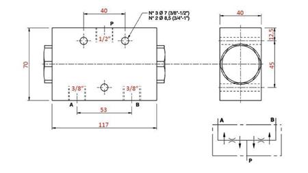 VALVĂ DE DISTRIBUȚIE HIDRAULICĂ DEBIT V1027 DFL 60-80 lit - 3/8 - 250 bar (max.300 bar) METAL
