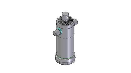 3058F -TELESKOPZYLINDER STANDARD/LOCH 5 STUFEN HUB 1625 FI 152