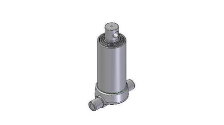3542F -TELESCOPIC CYLINDER INFERIOR – HOLE 4 DEGREES STROKE 830 FI 124