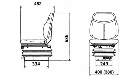 TRAKTOR ÜLÉS PNEUMATIKUS