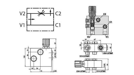 HIDRAULIKUS PRIORITET SZELEP HIDROMOTORNAK MP-MR-MH