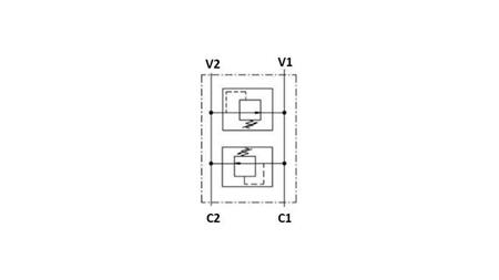 Regulator de presiune hidraulică 30-210 BAR pentru hidromotor MS