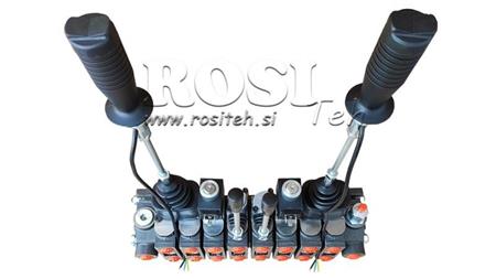 HIDRAULINIS VOŽTUVAS HIAB 8xPC70 2x JOYSTICK - ELEKTRINIS VALDYMAS 12V