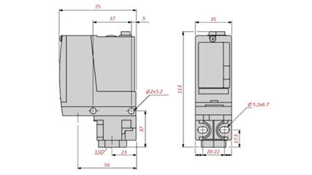 ЕДИНИЧЕН РЕГУЛИРУЕМ ПРЕСКОКОВ СВИЧ 20-300BAR XMLA300D2S11