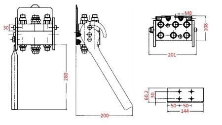 MULTI-FASTER ÜHENDUS 6-suunaline BSP1/2 MOBIILNE OSA