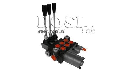 HYDRAULISCHE KLEP 3xP40 VLOEIENDE