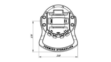 ROTATORE IDRAULICO 5500/3250 KG CON ASSE