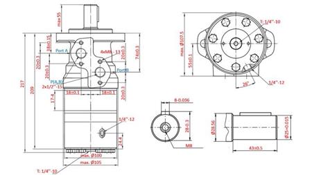 HYDROMOTOR B/MR 100 - MET REM