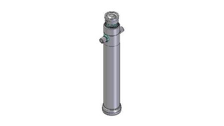 4029S -TELESCOPIC ZYLINDER STANDARD/KUGEL 2 STUFEN HUB 1395 DURCHMESSER 124