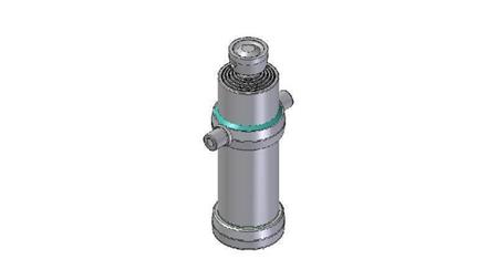 4051S -TELESCOPIC ZYLINDER STANDARD/KUGEL 5 STUFEN HUB 2120 DURCHMESSER 170
