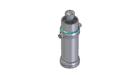 4053S -TELESCOPIC CYLINDER STANDARD/BALL 5 STUFEN HUB 2450 DURCHMESSER 190
