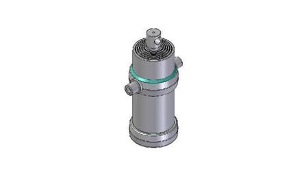 4060F -CILINDRO TELESCOPICO STANDARD/BUCO 6 STADI CORSO 2225 FI 190