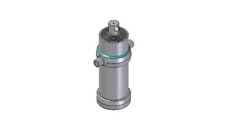 4063F -TELESCOPIC CYLINDER STANDARD/HOLE 6 STAGES TRAVEL 3405 DIAMETER 190
