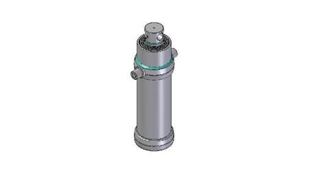 4084F -TELESKOPZYLINDER STANDARD/LOCH 4 STUFEN HUB 2190 FI 190