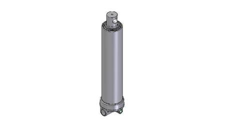 4638F -TELESCOPISK CYLINDER HÅL - HÅL 3 GRADER SLAG 1483 FI 152