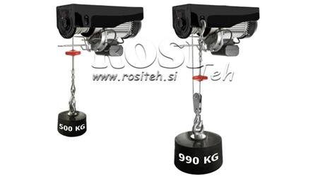 230 V ELECTRIC WINCH DWI 500/990 KG