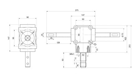 KULMAKÄYTTÖ DOUBLE AXLE 1: 1.14 (27HP-20kW)