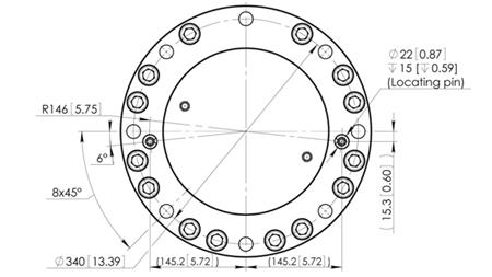 HIDRAVLIČNI ROTATOR CPR15-01 55000/15000 KG