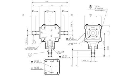 WINKELREDUZIERER T-27J 1:1 (55HP-40.4kW)