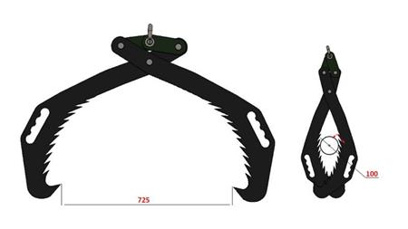 KÉZI ERDÉSZETI FOGÓ GRIPPER HD70 (700mm)