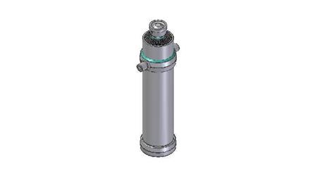 5010S -TELESCOPIC ZYLINDER STANDARD/KUGEL 5 STUFEN HUB 3490 DURCHMESSER 190