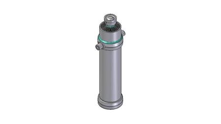 5012S -TELESCOPIC ZYLINDER STANDARD/KUGEL 5 STUFEN HUB 2740 DURCHMESSER 190