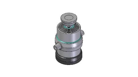 5030S -TELESCOPIC ZYLINDER STANDARD/KUGEL 5 STUFEN HUB 1170 DURCHMESSER 215