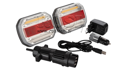 LED MÁGNESES FÉNYKÉSZLET - VEZETÉK NÉLKÜLI 12/24V KANBUSZ