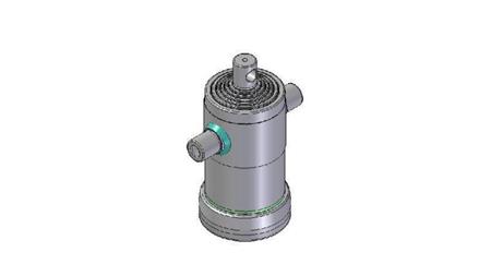 6007F -TELESCOPIC CYLINDER STANDARD/HOLE 6 STAGES STROKE 1180 FI 152