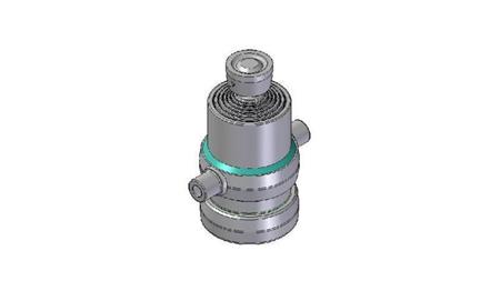 6018S -TELESCOPIC ZYLINDER STANDARD/KUGEL 6 STUFEN HUB 1165 DURCHMESSER 170