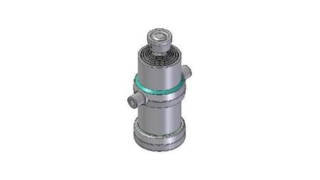 6022S -TELESCOPIC CYLINDER STANDARD/BALL 6 STUFEN HUB 2245 DURCHMESSER 170