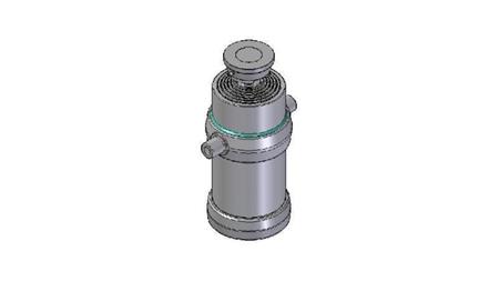 6053S -TELESCOPIC CYLINDER STANDARD/BALL 6 STAGES STROKE 2175 DIAMETER 215