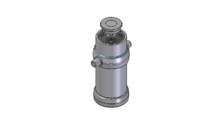 6054S -TELESCOPIC CYLINDER STANDARD/BALL 6 STAGES STROKE 2475 DIAMETER 215