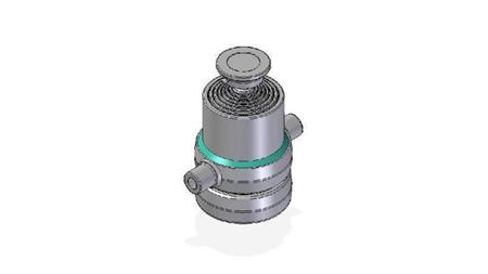 7005S -TELESCOPIC ZYLINDER STANDARD/KUGEL 7 STUFEN HUBLÄNGE 1150 DURCHMESSER 170