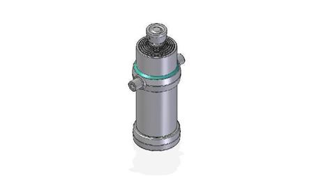 7021S - TELESCOPISCHE CYLINDER STANDAARD/BAL 7 FASES REIS 2955 DIAMETER 190