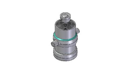 8004S -TELESCOPISK CYLINDER STANDARD/BOLL 8 STEG RESA 1940 DIAMETER 190