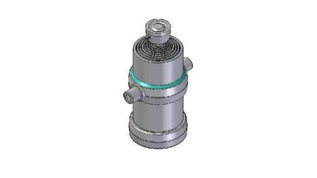 8006S -TELESCOPIC ZYLINDER STANDARD/KUGEL 8 STUFEN HUB 2340 DURCHMESSER 190