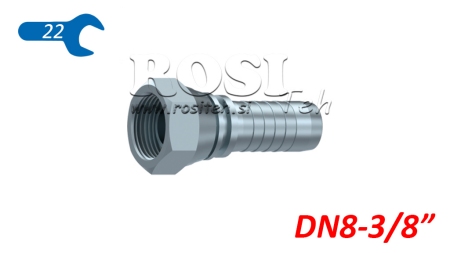 POŁĄCZENIE HYDRAULICZNE BSP ŻEŃSKIE DN8-3/8