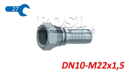 RACCORD HYDRAULIQUE BSP FEMELLE DN10-M22X1,5