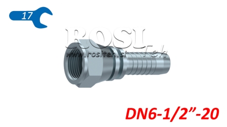 RACCORD HYDRAULIQUE DKJ JIC74° FEMELLE DN6-1/2”-20