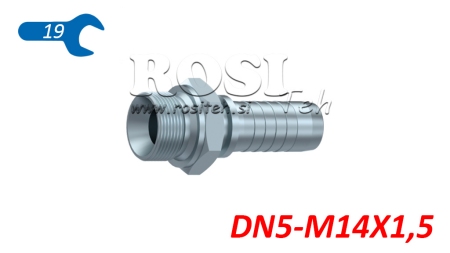 HYDRAULICKÁ PRÍPOJKA BSP SAMEC DN5-M14X1,5