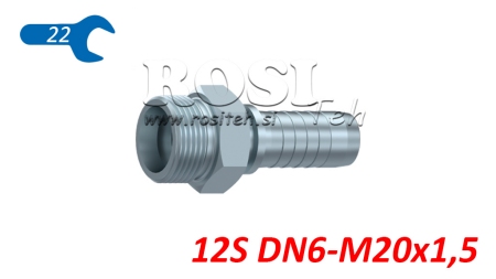 HIDRAULIKUS IDOM CES 12 S FÉRFI DN6-M20x1,5