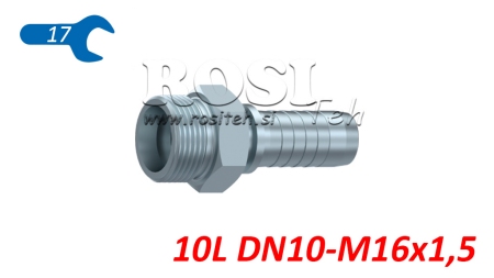 HYDRAULIK ANSCHLUSS CEL 10 L MÄNLICH DN10-M16x1,5